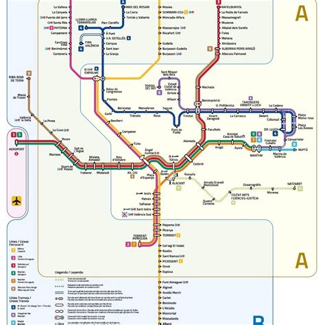 Así es el nuevo mapa de Metrovalencia que empieza a funcionar este