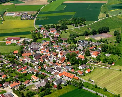 Heudorf Aus Der Vogelperspektive Dorfkern Am Feldrand In Heudorf Im