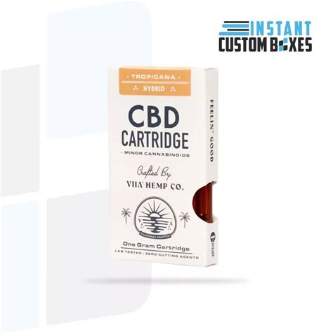 Custom Cbd Vape Cartridge Boxes Instant Custom Boxes