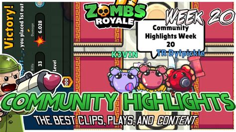 Community Highlights Wk Zombsroyale Io Youtube