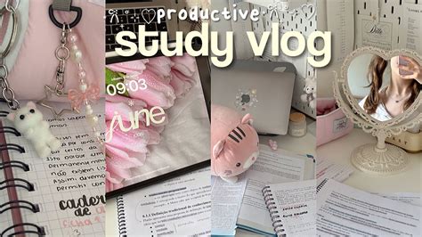 Productive Study Vlog Studying For Exams Being Productive 5am