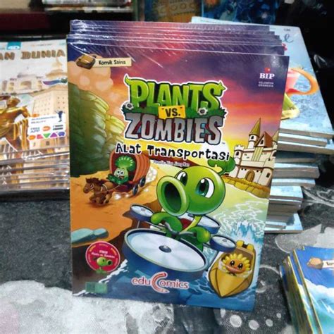 Jual Original Buku Komik Sains Plants Vs Zombies Alat Transportasi Di