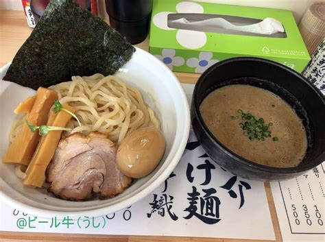 『豚骨魚介つけ麺中盛900円味玉サービス』麺処 伊織のレビュー ラーメンデータベース