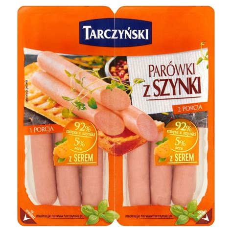 Tarczyński Parówki z szynki z serem 2 x 110 g Zakupy online z dostawą