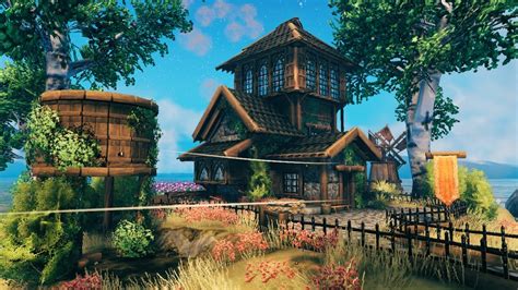 Small Medieval Plains House Valheim Build