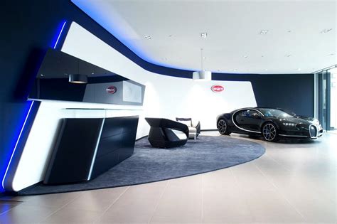 Inside the largest Bugatti showroom in Europe - Luxurylaunches