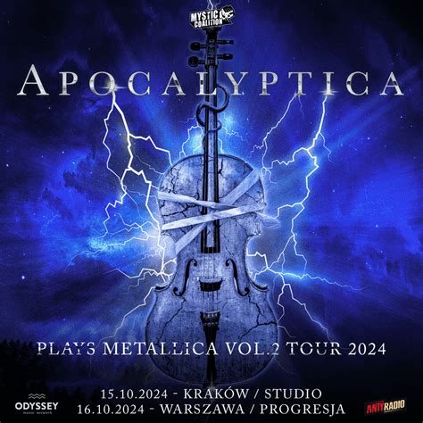 Apocalyptica Plays Metallica Vol 2 Tour 2024 Hołd dla Metalliki na