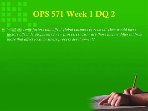 PPT OPS 571 GENIUS Experience Tradition Success Ops571geniusdotcom