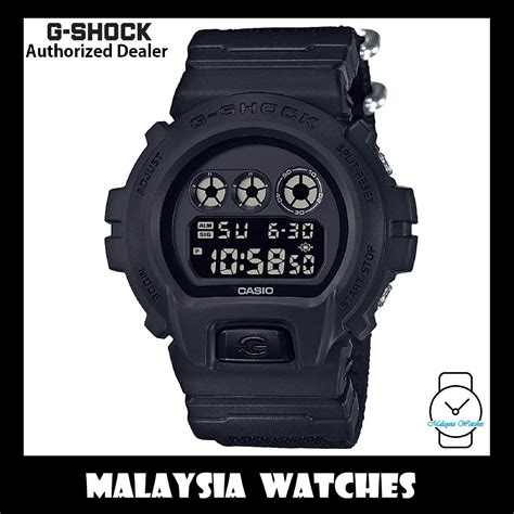 Official Warranty Casio G Shock Dw 6900bbn 1 Special Color Model Black Digital Cordura Nylon