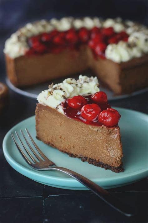 Black Forest Cheesecake Baked Chocolate Cheesecake Perfection