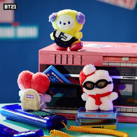 Bt Anime Tata Rj Chimmy Cooky Shooky Mang Koya Doll Keychain Bt