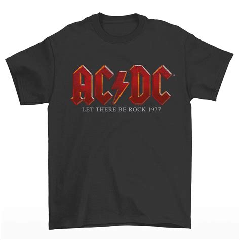 AC DC Let There Be Rock T Shirt ACDC Mens Shirt EBay