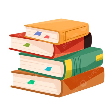 Stack Of Textbooks Png