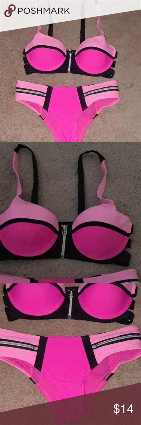 Ree Bees Hot Pink Bikini Size Small Hot Pink Bikini Bikinis Hot Pink