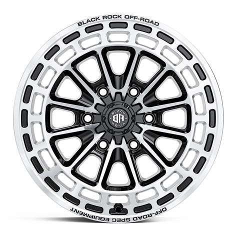 X Rims Black Rock Vortex Black Machined Inch X