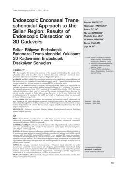 Endoscopic Endonasal Trans Sphenoidal Approach To The Guset User