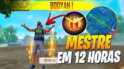 Como PEGAR MESTRE Mais FÁCIL e RÁPIDO no FREE FIRE YouTube