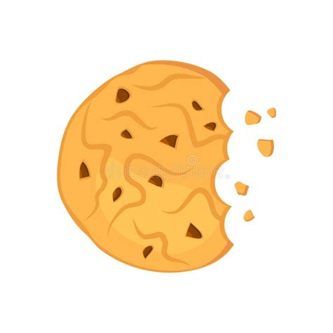 Cookie Bite Clipart Illustration