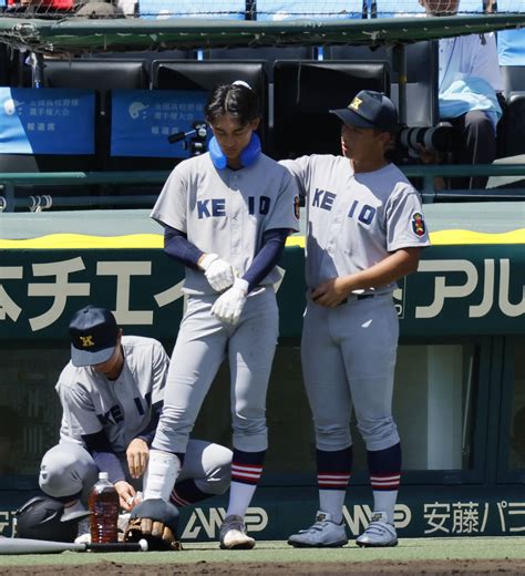 【甲子園】慶応が5年ぶり白星 清原勝児は代打で左直も4万大観衆沸かせた 北信越5校初戦敗退 高校野球夏の甲子園写真ニュース 日刊スポーツ