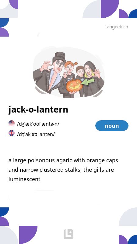 Definition Meaning Of Jack O Lantern Picture Dictionary