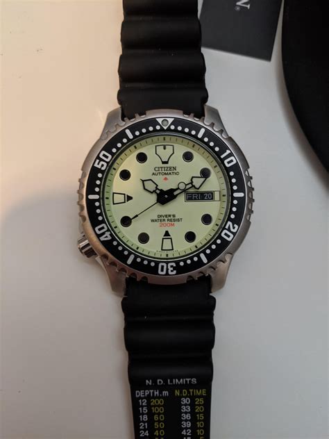 [WTS] Citizen NY0040-09W Full Lume : r/Watchexchange