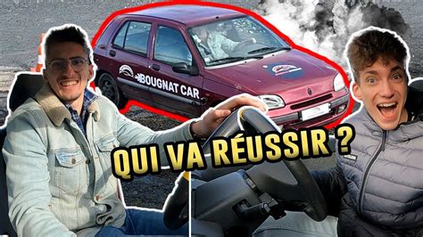 COMMENT RÉUSSIR UN CRÉNEAU AU FREIN A MAIN On a fait fumer la clio 1