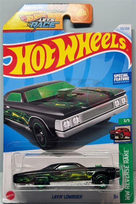 Hot Wheels Layin Lowrider Hw Reverse Rake Trc Inc