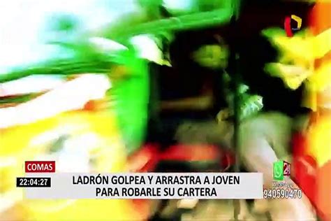 Collique Ladrones Golpean Y Arrastran A Mujer Para Robarle Su Cartera