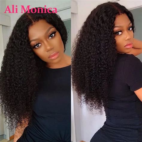 Perruque Lace Front Wig sans colle brésilienne naturelle Ali Monica