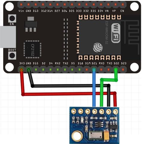 Esp32 With Ms5611 Barometric Pressure Sensor