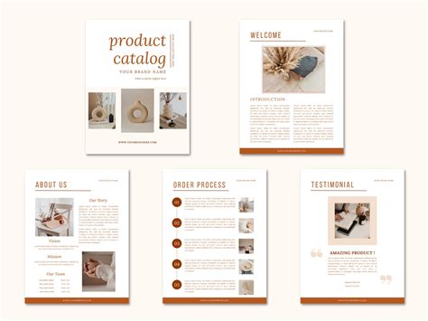 Editable Wholesale Line Sheet Canva Template Product Catalog Product