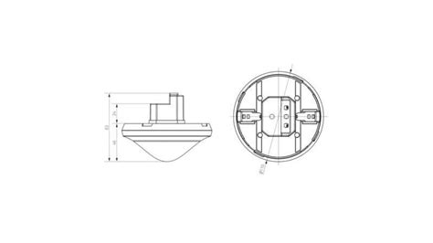 Theben Einbau PIR Bewegungsmelder theRonda P360 110 DALI UP WH weiß