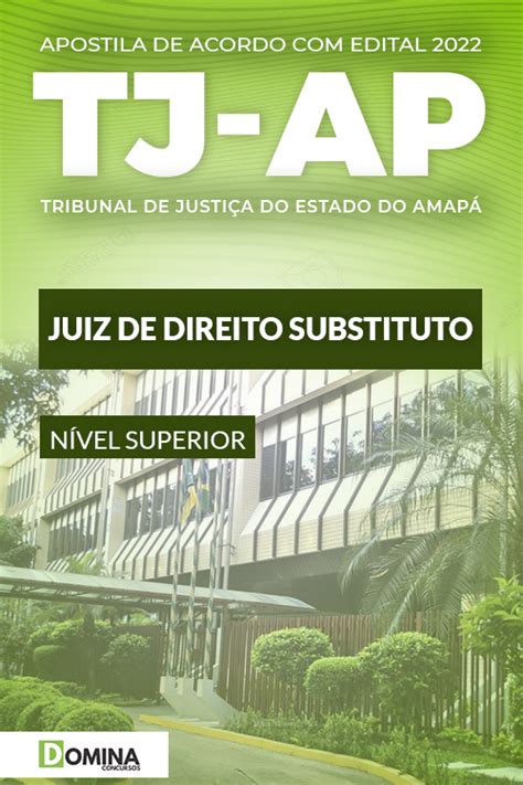 Apostila Concurso TJ AP 2021 Juiz De Direito Substituto