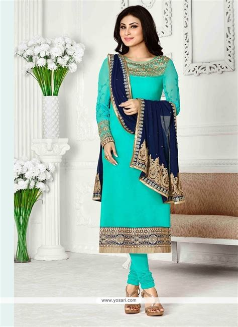 Shop Online Talismanic Embroidered Work Georgette Designer Suit