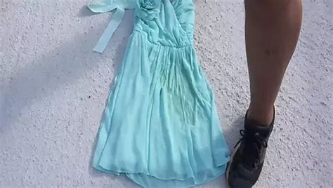 Piss On Turquoise Dress Free Man Porn D XHamster