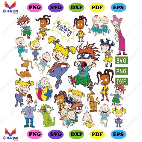 99 Rugrats Svg Bundle Rugrats Svg Set Rugrats Birthday Svg Rugrats