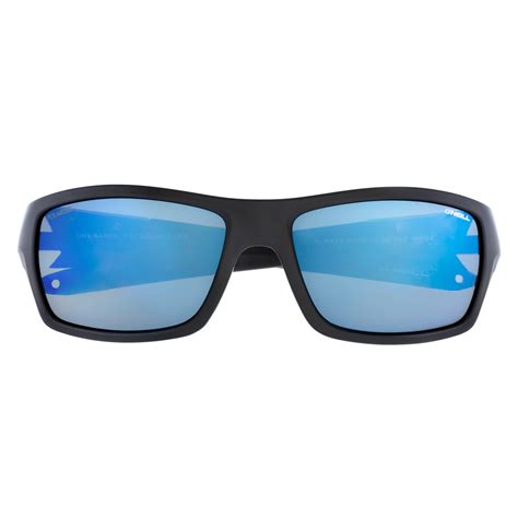 Oneill Ons Barrel 2 0 Polarised Sunglasses Matt Black Blue Mirror 104p