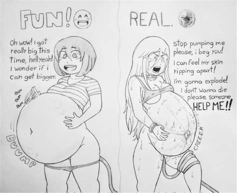 Rule 34 About To Burst Belly Expansion Belly Inflation Crying Inflated Belly Inflation