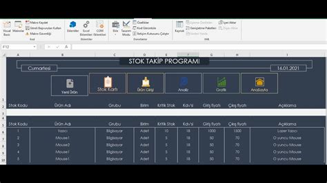 Excelde Profesyonel Stok Takip Program Tasarl Yor Ve Yap Yoruz