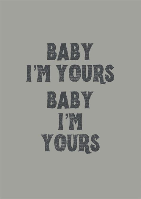 Baby Im Yours Arctic Monkeys Barbara Lewis Lyrics Print Etsy