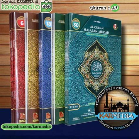 Promo Al Quran Hafalan Mudah Mushaf Hufaz Perjuz A5 Cordoba