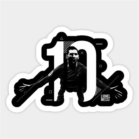 Lionel Messi Sticker Customizable Decals