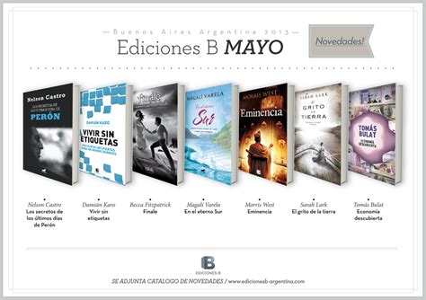 El Mirador Nocturno Novedades Del Mes De Mayo De Ediciones B