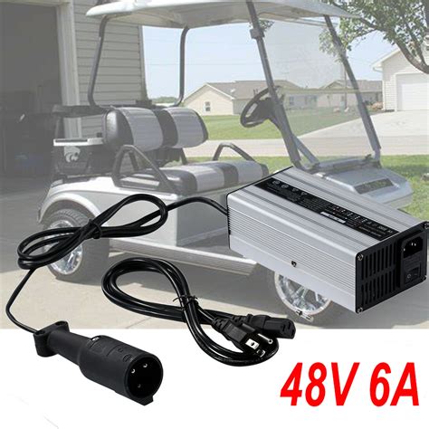 48v 6a Battery Charger For Yamaha G19 Ez Go Club Car Golf Cart