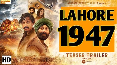 Lahore 1947 Official Trailer Sunny Deol Aamir Khan Preity Zinta