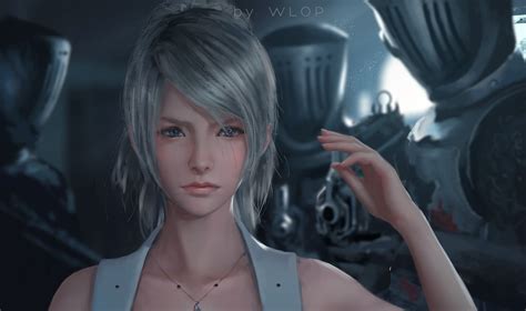 Lunafreya Nox Fleuret Final Fantasy Xv Image By Wlop 2277702