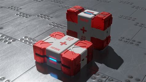 Sci Fi First Aid 3d Model Cgtrader