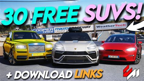 30 Free Suv Car Mods For Assetto Corsa Download Links Youtube