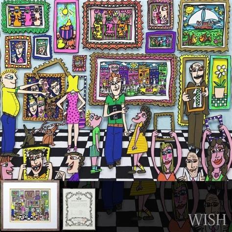 真作 Wish ジェームス リジィ James Rizzi Picture This 3dセリグラフ 約10号 1995年作 直筆サイン 大判 作 23063816 シルクスクリーン ｜売買