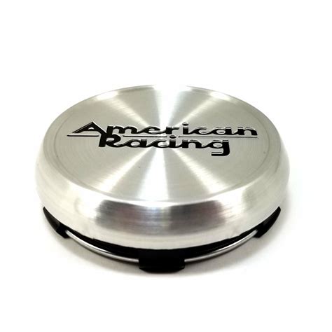 American Racing Machined Silver Center Caps For L Ar Hellion